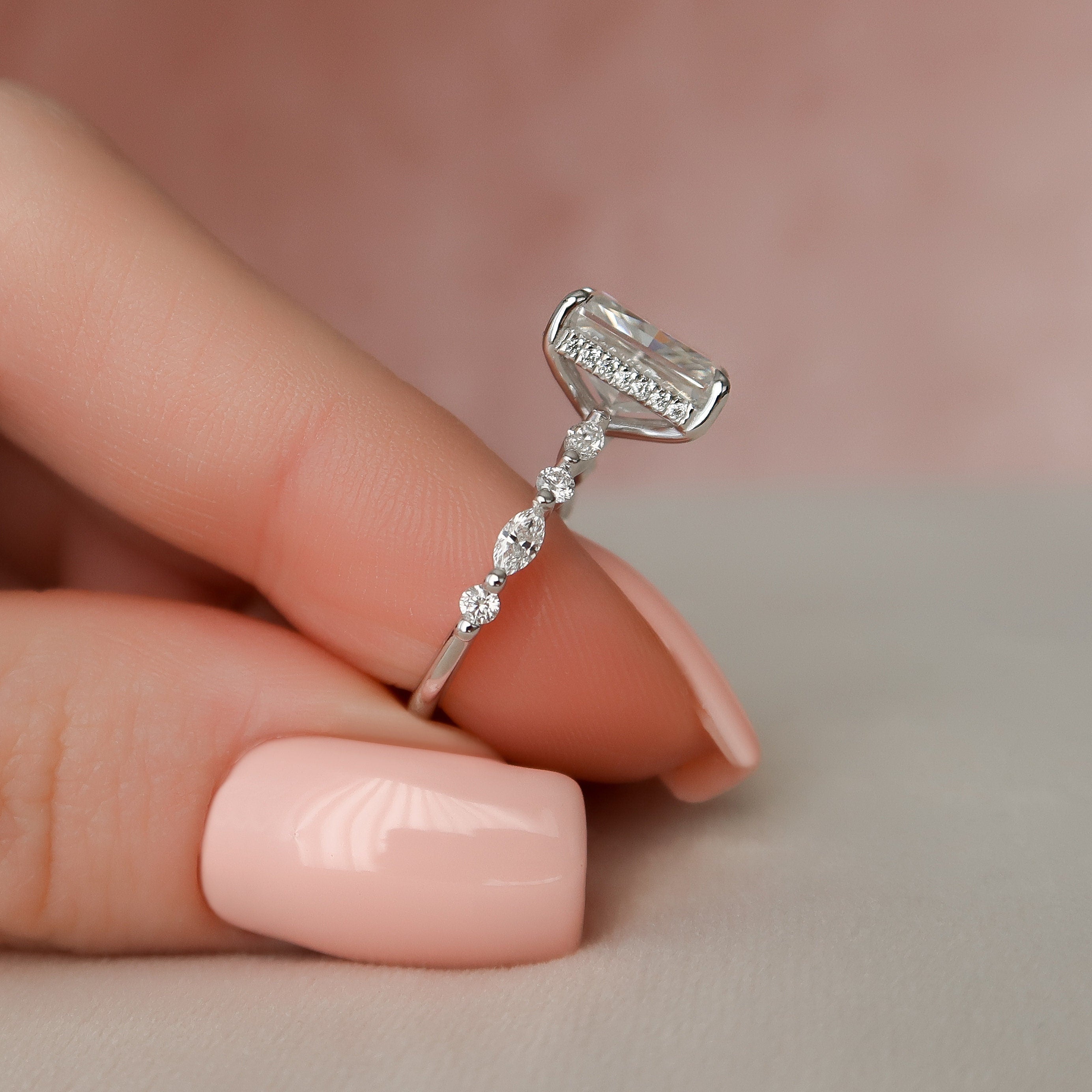 Radiant Bridal Ring