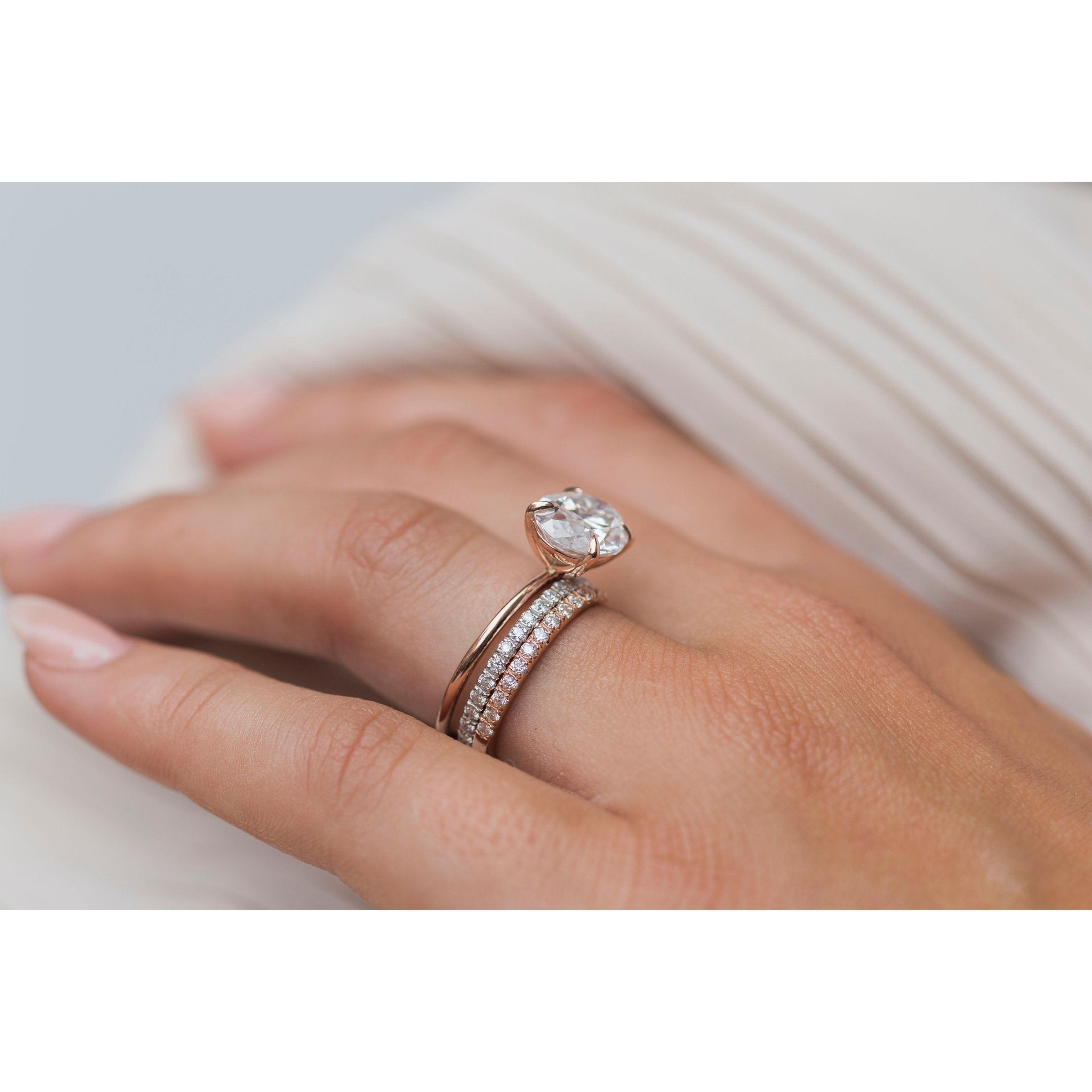 East West Engagement Ring