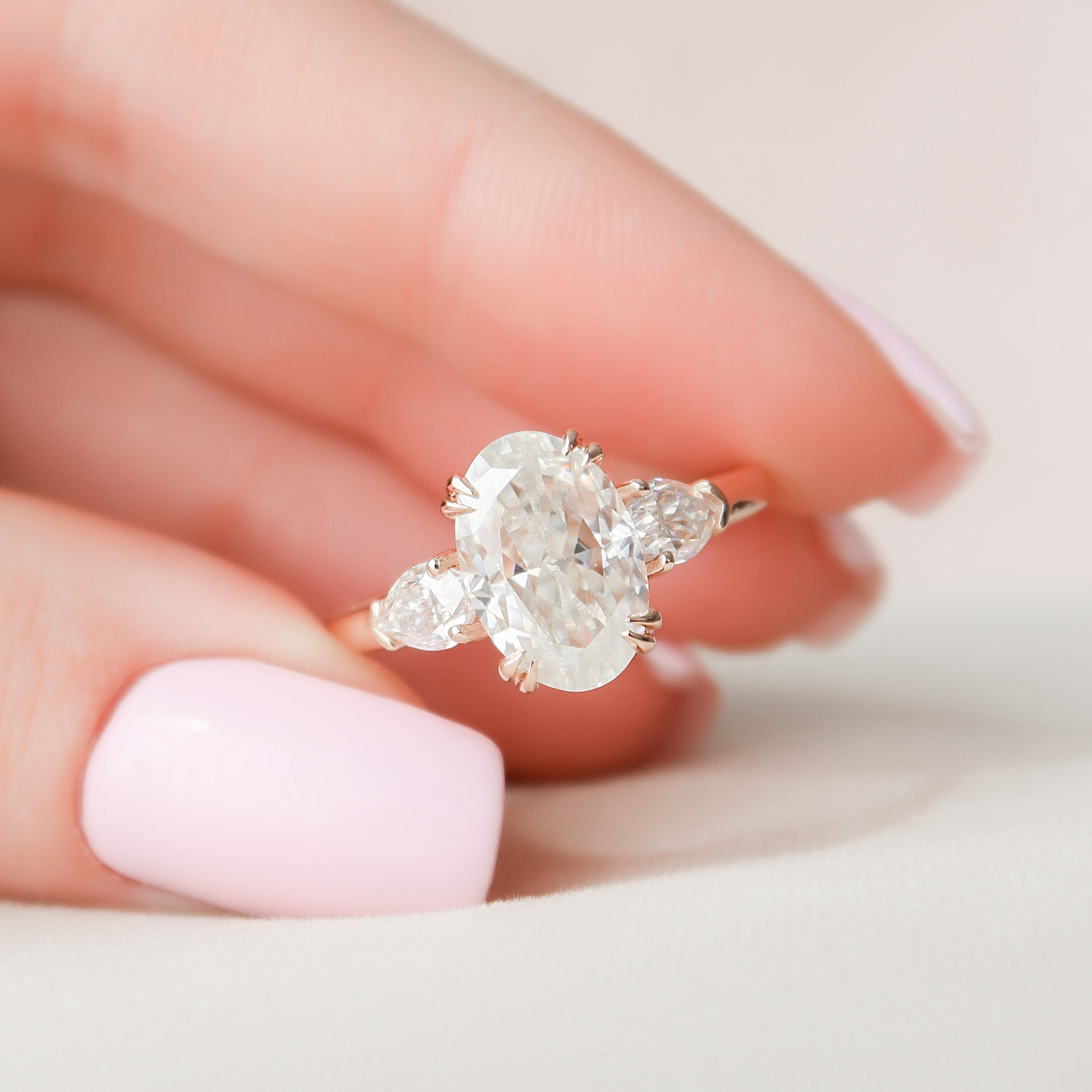 Moissanite Engagement Ring USA