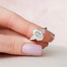 3.5ct Oval Moissanite Ring
