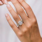 3.5ct Radiant Moissanite Ring