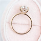 Rose Cut Moissanite Ring