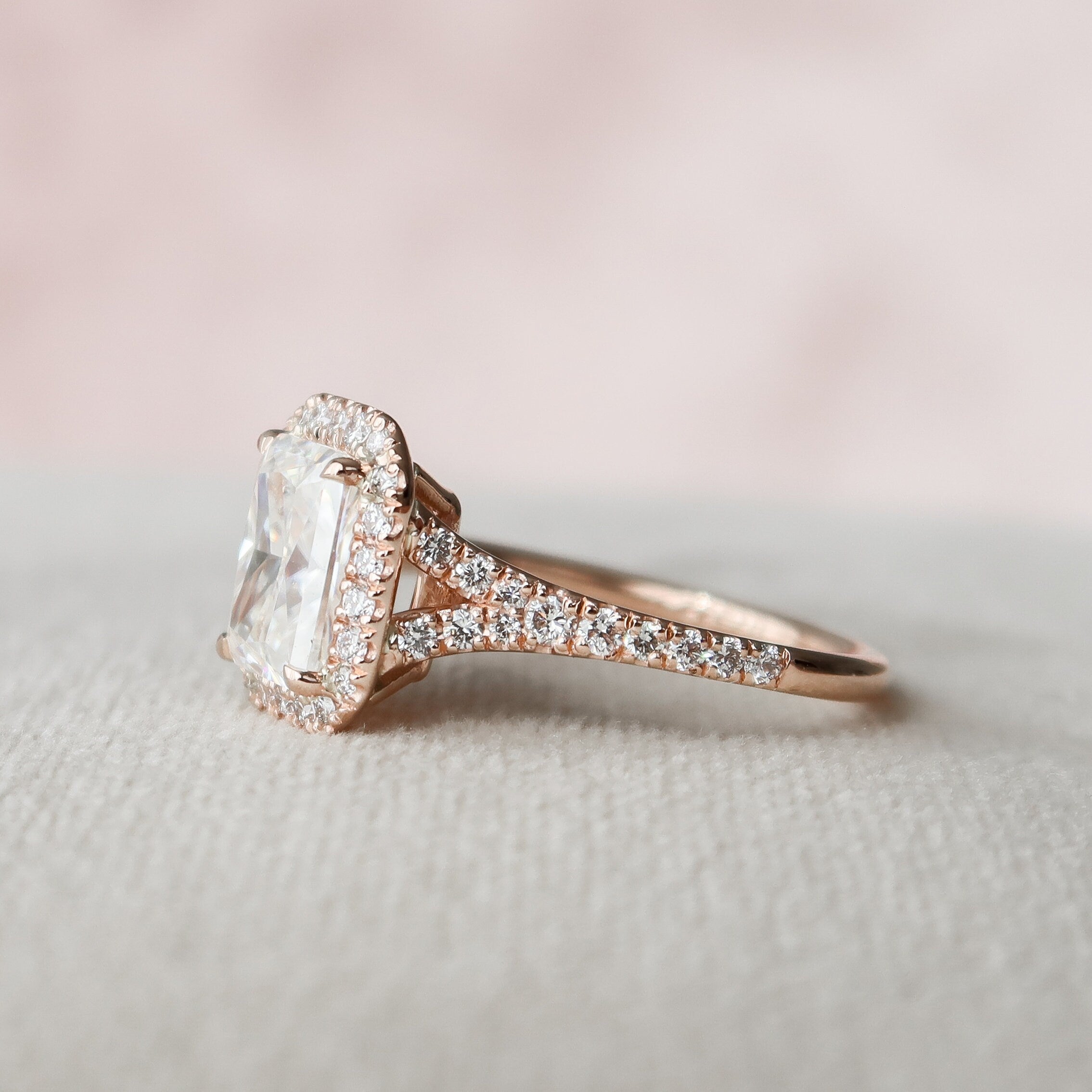 Split Shank Engagement Ring