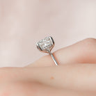 Hidden Halo Moissanite Ring