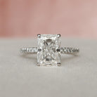 Radiant Pave Engagement Ring