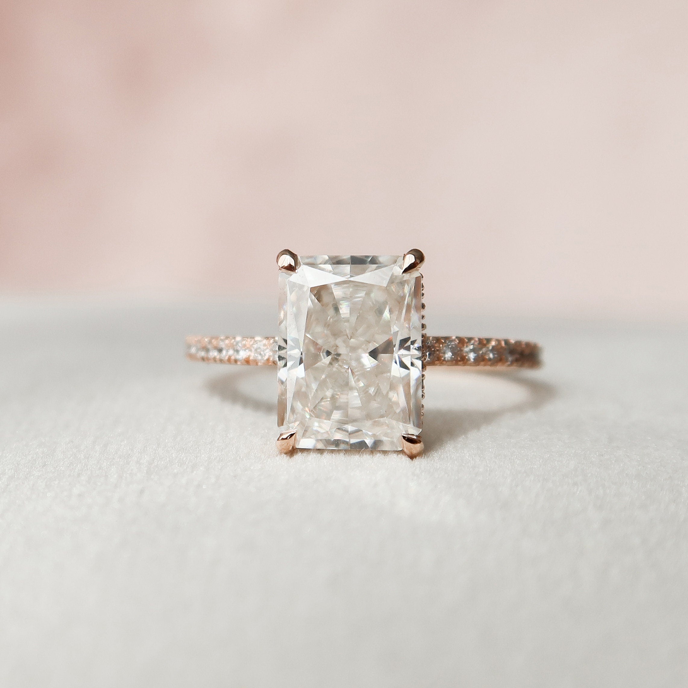 Open Setting Engagement Ring
