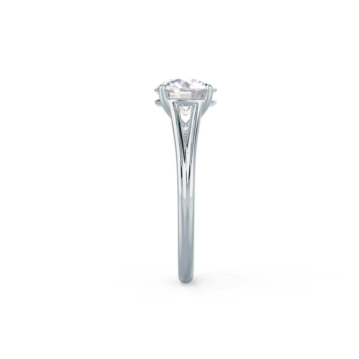 moissanite cathedral ring Chicago