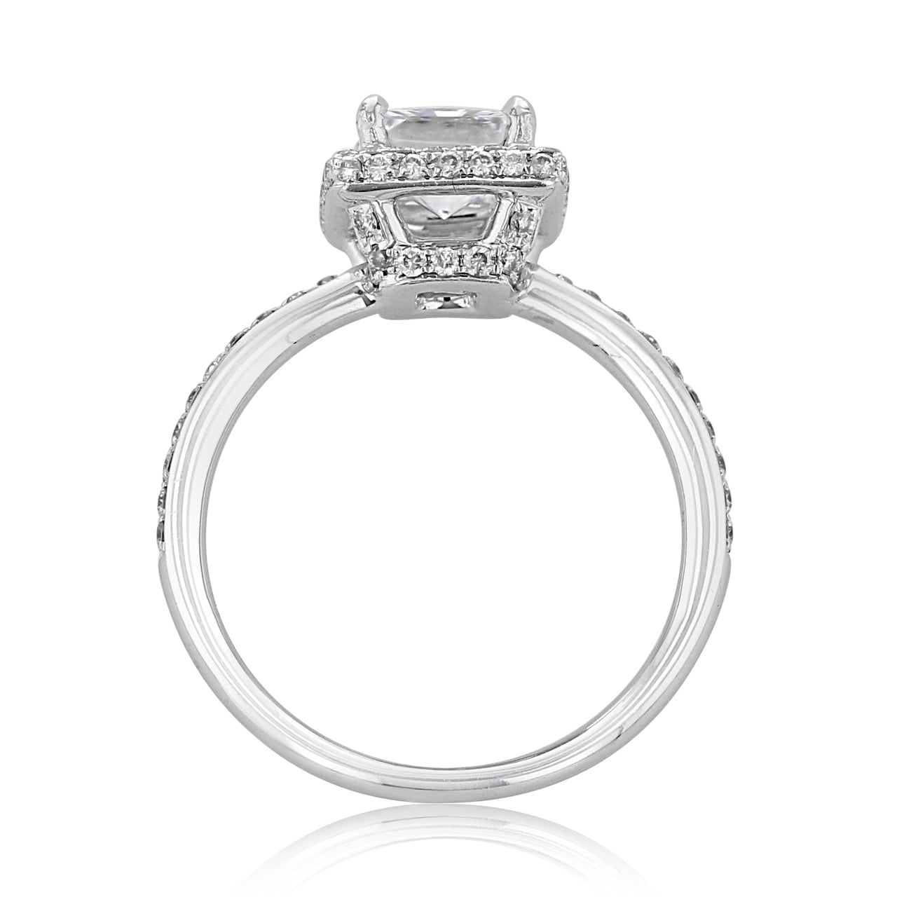 Affordable moissanite engagement sets