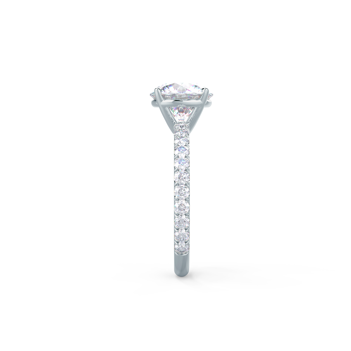 Moissanite diamond solitaire chain necklace offers online