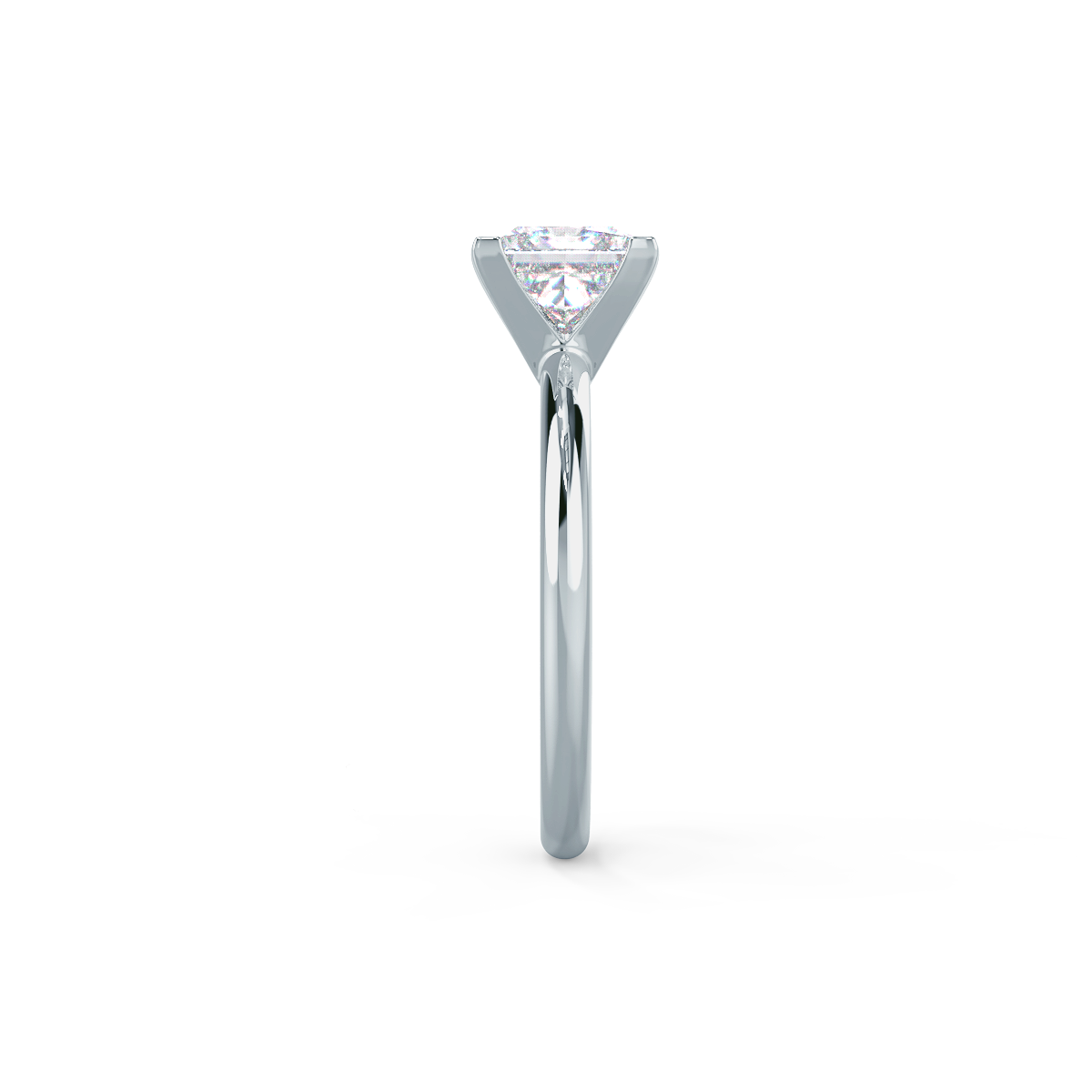 moissanite cathedral engagement ring Chicago