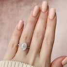Moissanite Diamond Engagement Ring