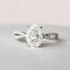 Hidden Halo Engagement Ring