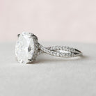 Infinity Band Moissanite Ring
