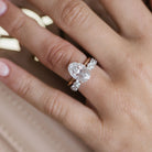 Oval Moissanite Engagement Ring