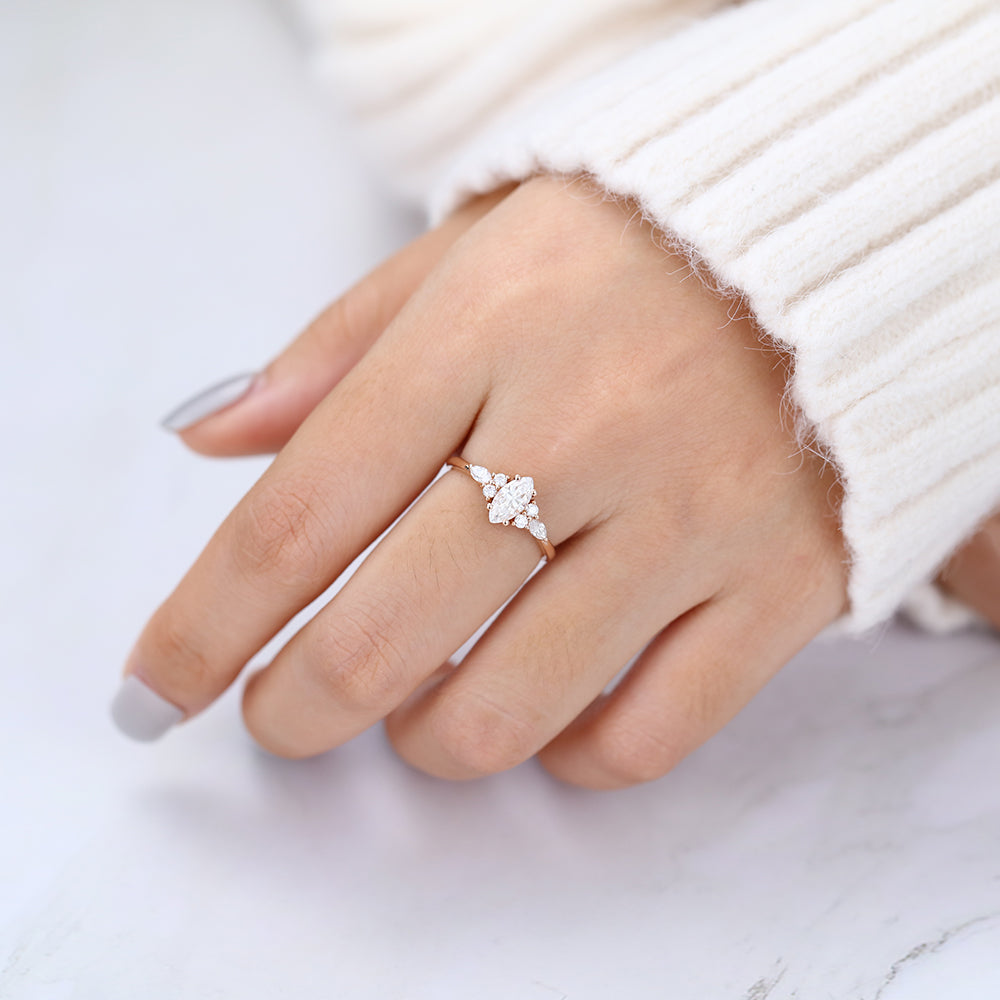 marquise-shaped-moissanite-cluster-engagement-ring-4