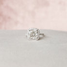Pave Moissanite Ring
