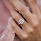 4.20ct Cushion Moissanite Ring