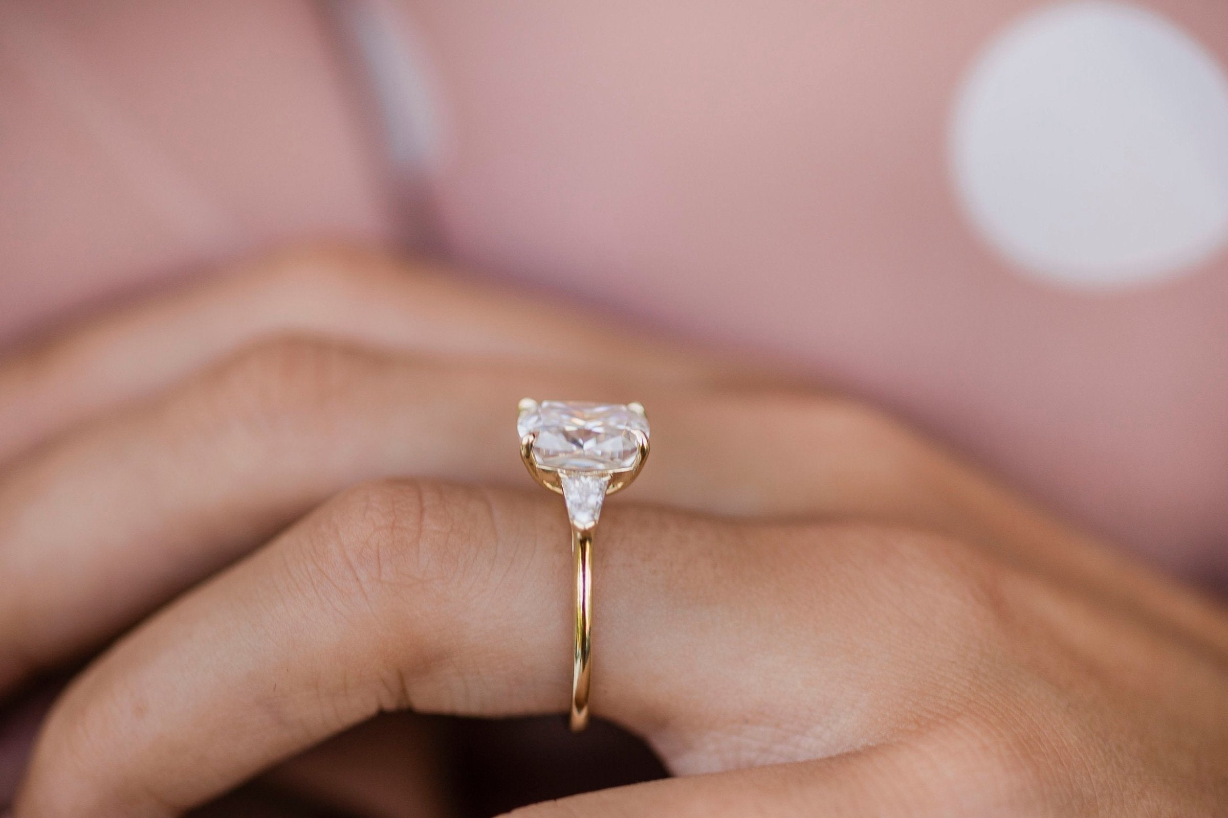 Diamond Alternative Engagement Ring