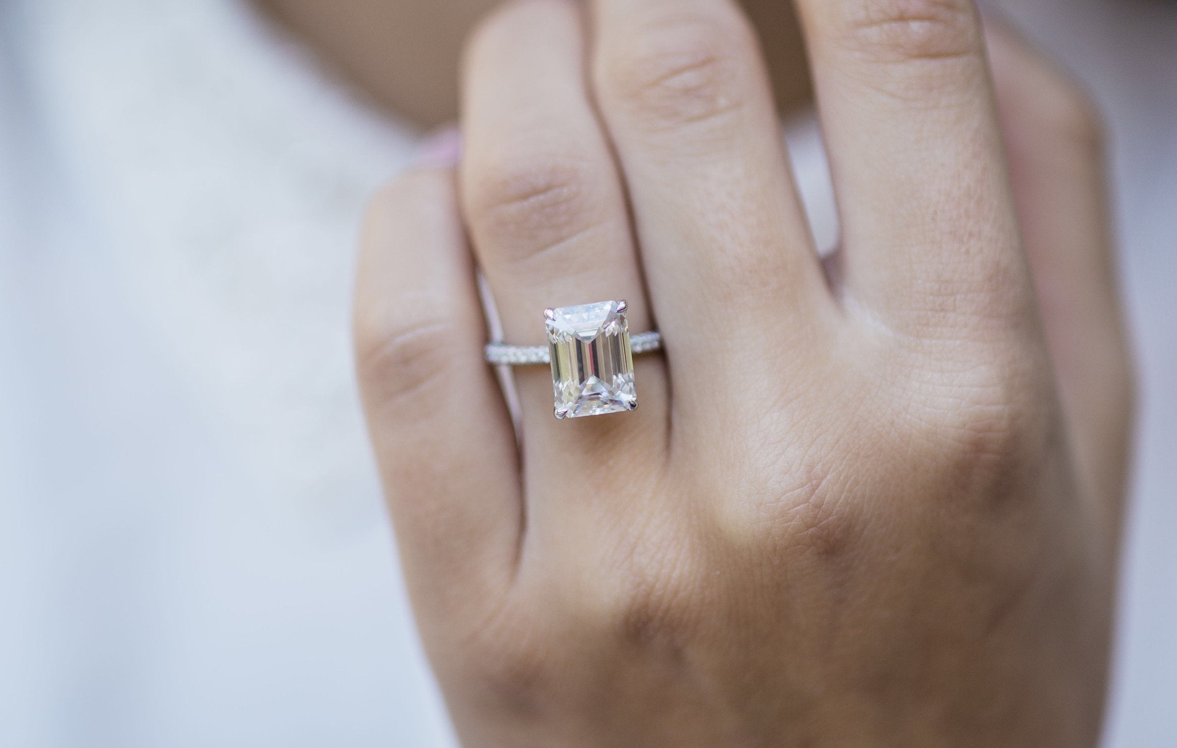 4.30CT Moissanite Ring