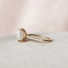 Hidden Halo Moissanite Ring