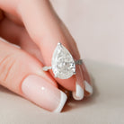 4.50CT Pear Moissanite Ring