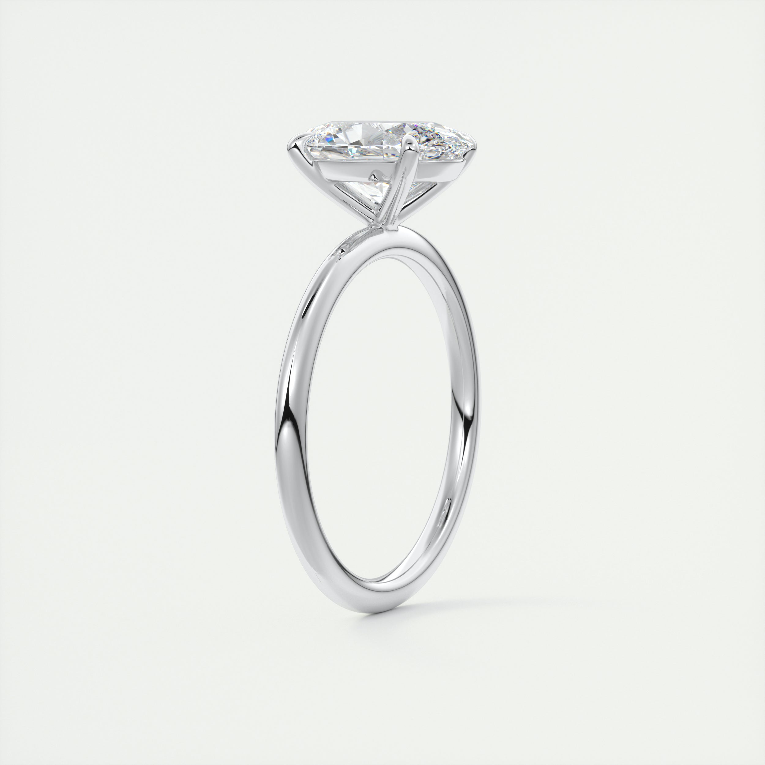 Moissanite wedding jewelry for bride's father's outfit