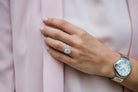 Oval Cut Moissanite Engagement Ring