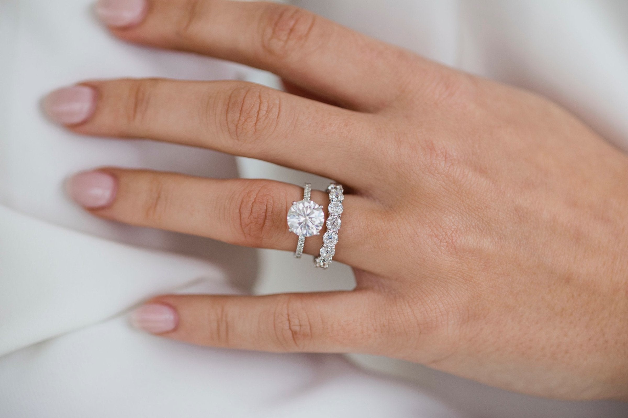 Personalized moissanite jewelry