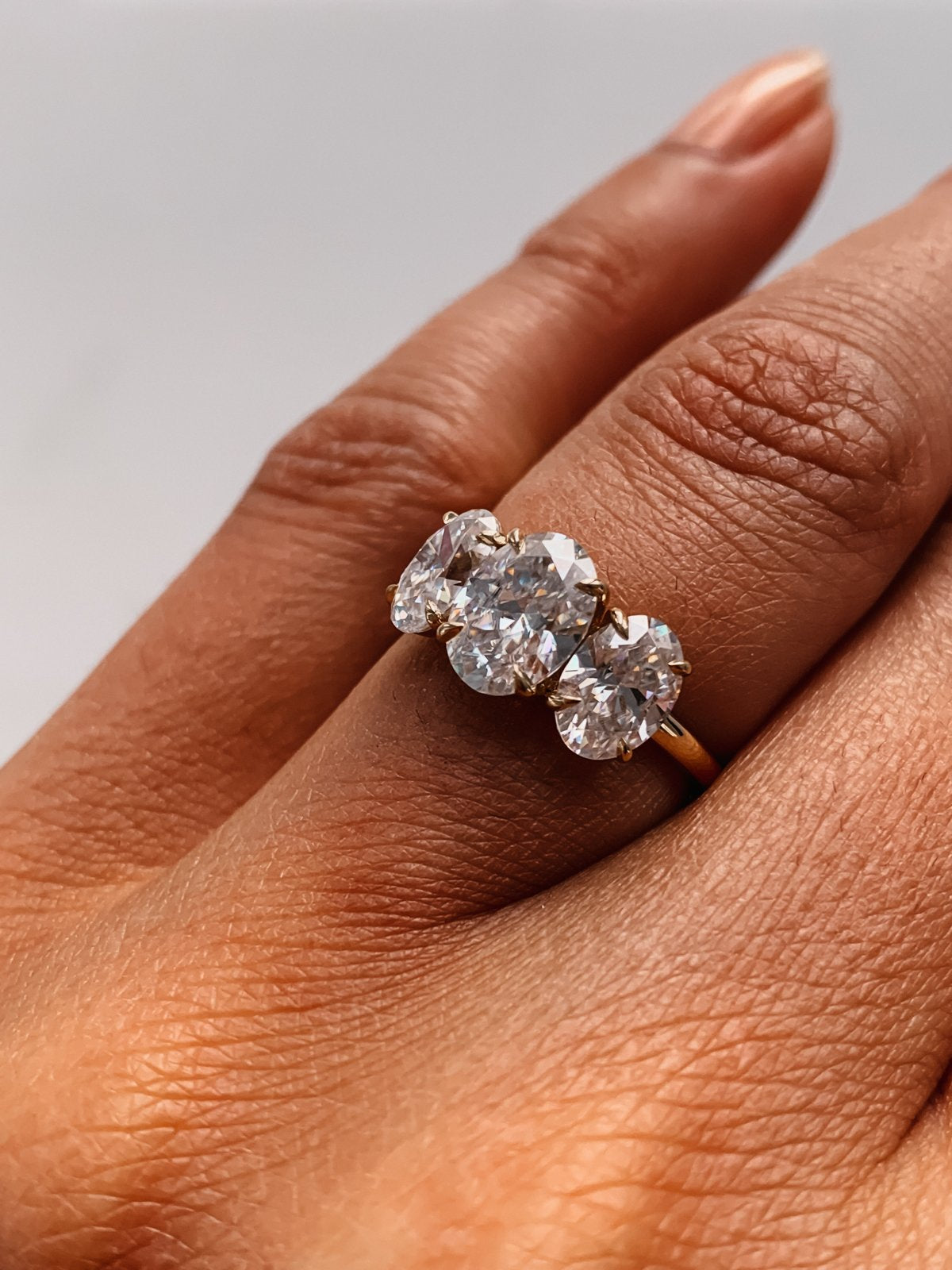 Moissanite wedding jewelry for castle wedding