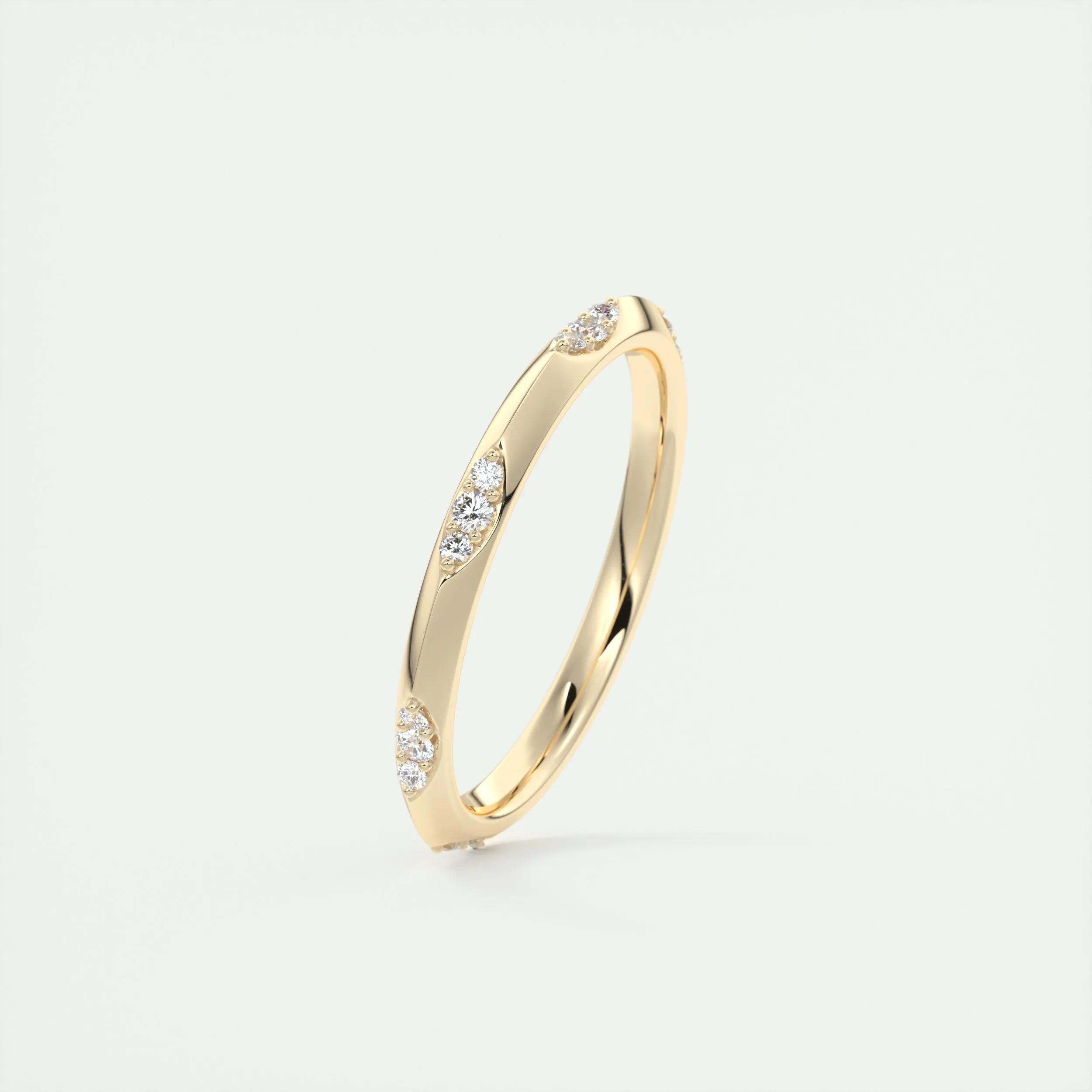 round-cut-flush-moissanite-bridal-wedding-band