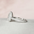 Solid Gold Moissanite Ring
