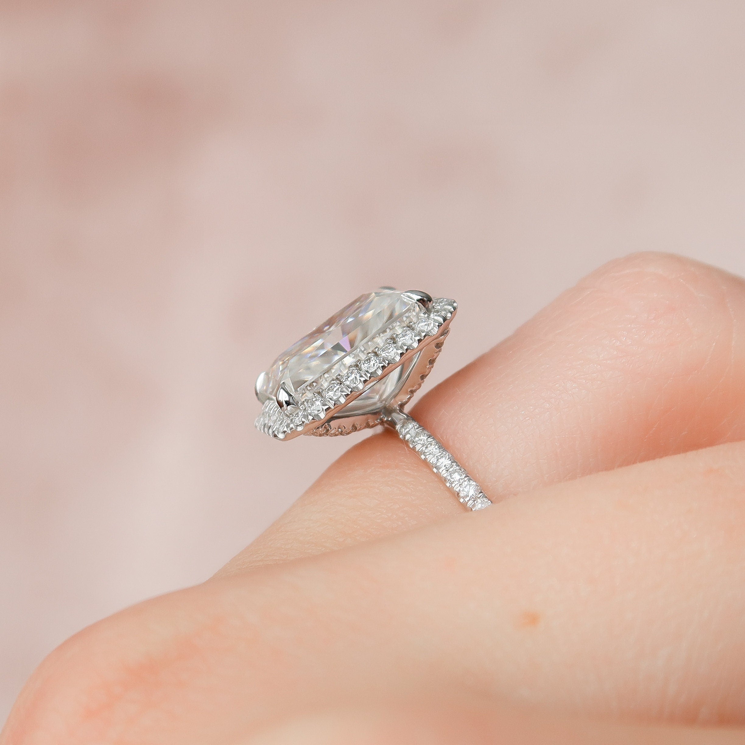 Radiant Halo Ring