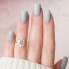 5.0CT Round Moissanite Ring