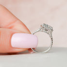 Radiant Moissanite Ring