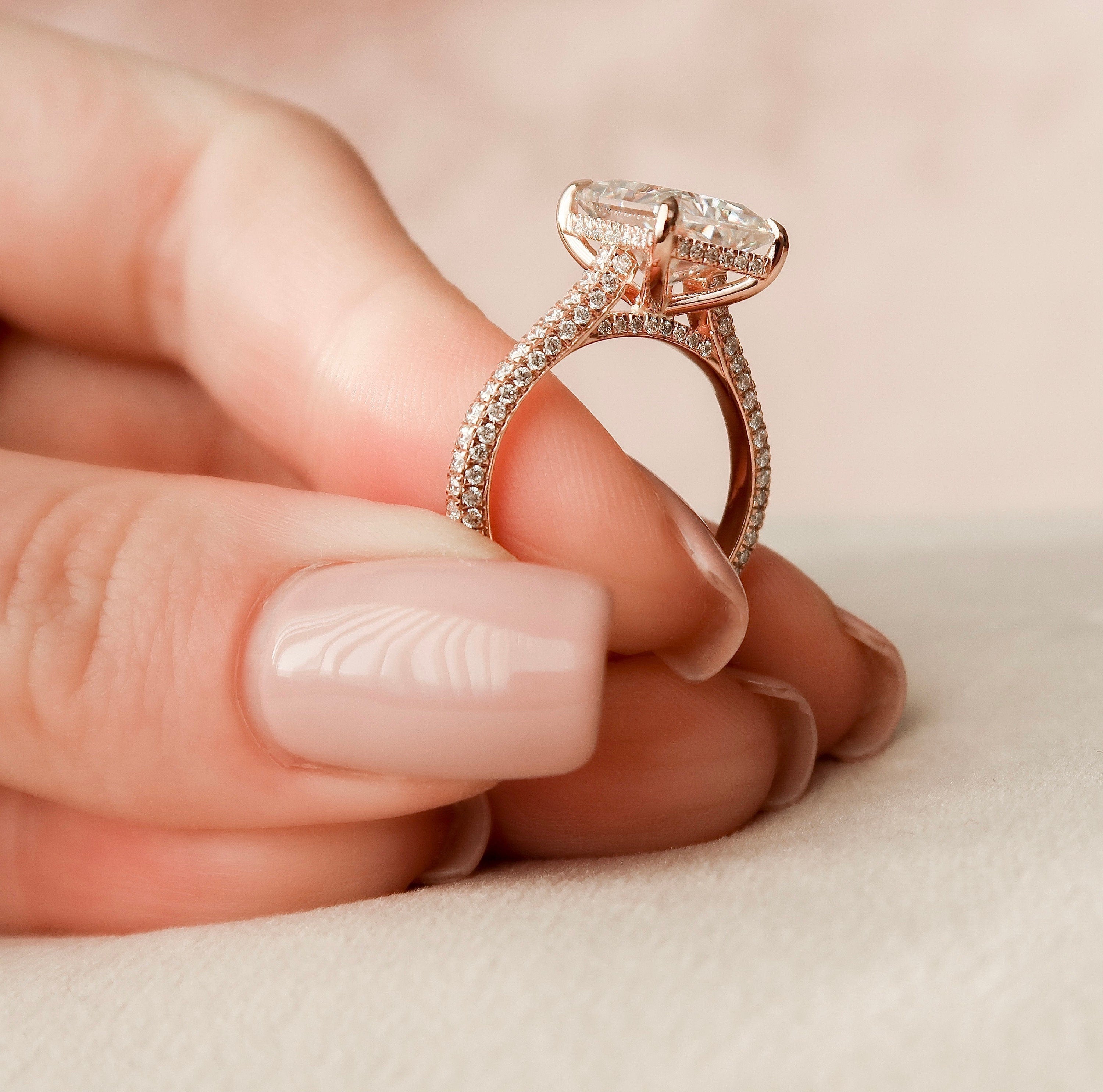 Diamond Alternative Engagement Ring