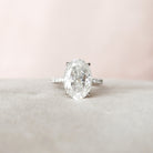 Large Carat Moissanite Ring