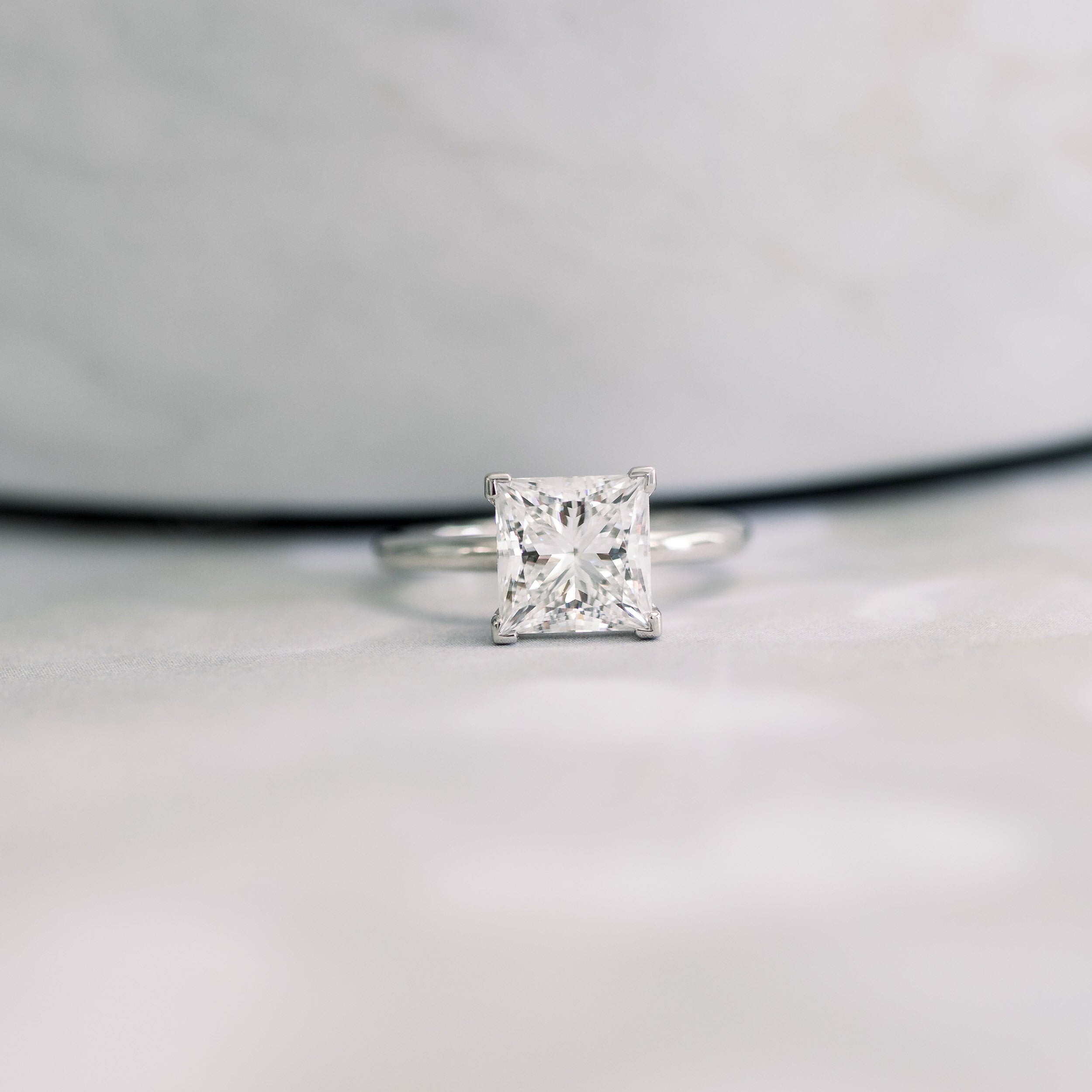 Moissanite diamond drop stud earrings discounts online