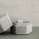 moissanite intertwined engagement ring Chicago