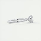 2CT Cushion Cut Moissanite Solitaire Prong Engagement Ring