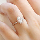 Moissanite wedding jewelry for fall wedding