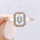 Best moissanite engagement ring shapes