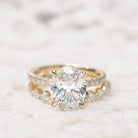 Moissanite diamond wedding ring set offers