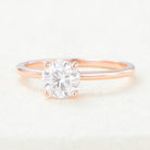 round-shaped-moissanite-solitaire-engagement-ring