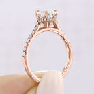 Moissanite wedding set with combo discount