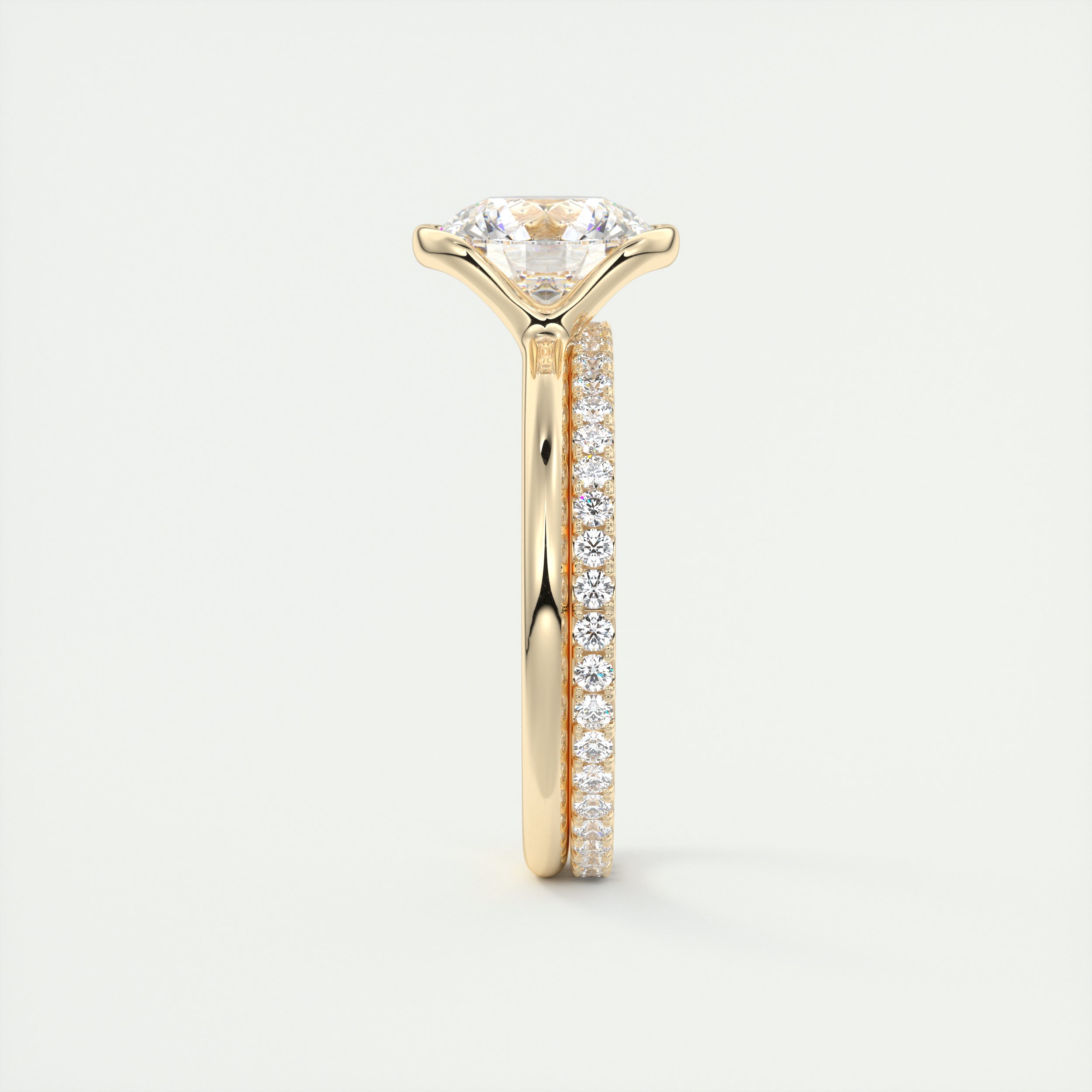 moissanite jewelry with lab-grown natural gemstones