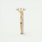 moissanite jewelry with lab-grown natural gemstones