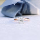 2.75ct Cushion Cut Moissanite Diamond Classic Solitare Engagement Ring