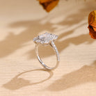 White Gold Moissanite Ring