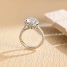 Luxury Halo Engagement Ring USA