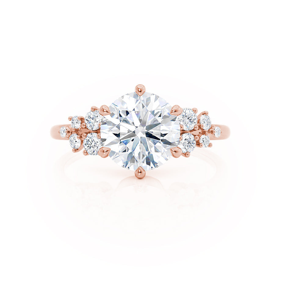 round-shaped-moissanite-cluster-style-engagement-ring